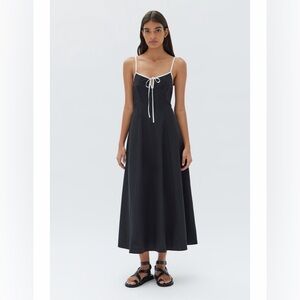 ASSEMBLY LABEL YVETTE POPLIN MIDI DRESS